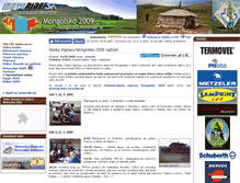 Tablet Screenshot of mongolsko.motoride.sk